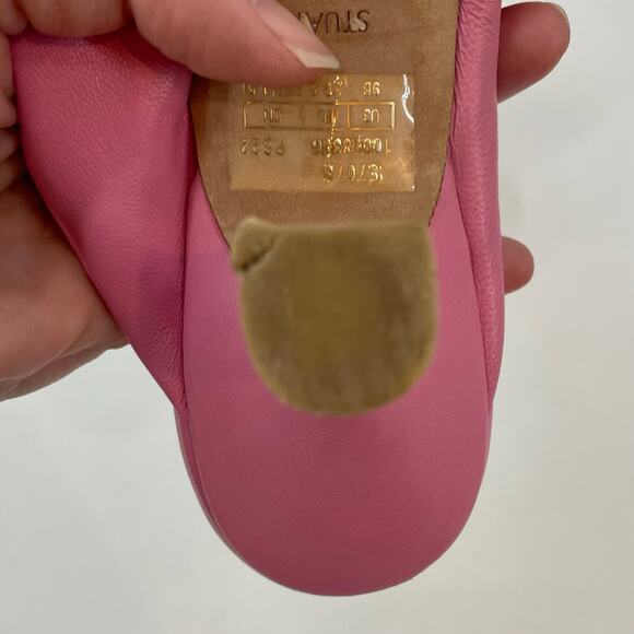 Stuart Weitzman 9 Playa Knot Sandal Pink - Picture 8 of 9